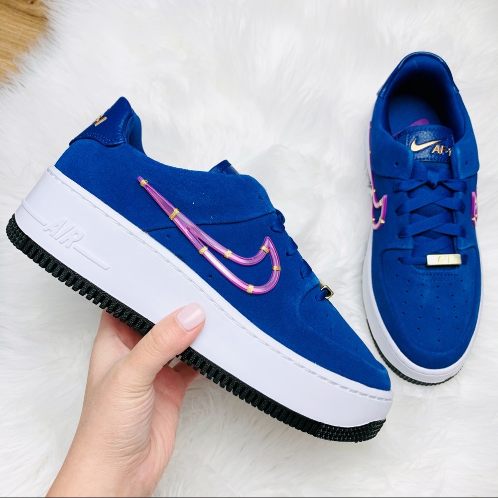 Nike Air Force 1 Sage Low Deep Royal Blue